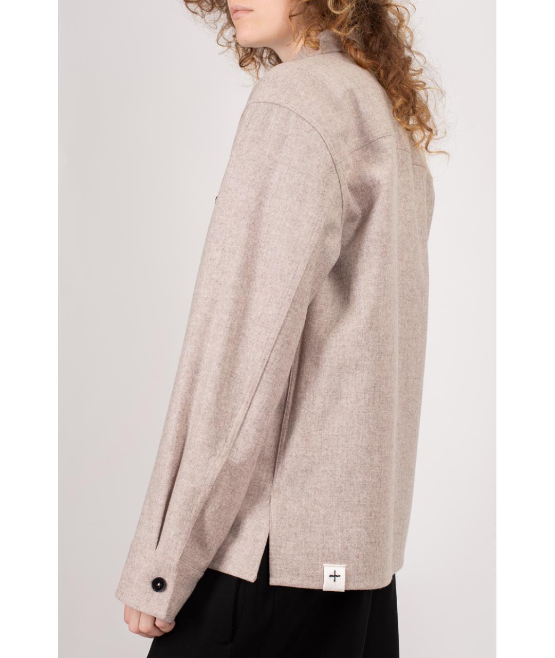JIL SANDER Бежевая рубашка, фото 3