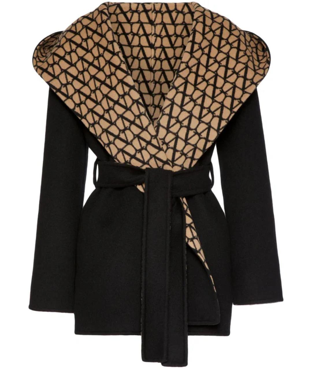 VALENTINO Черное пальто, фото 1