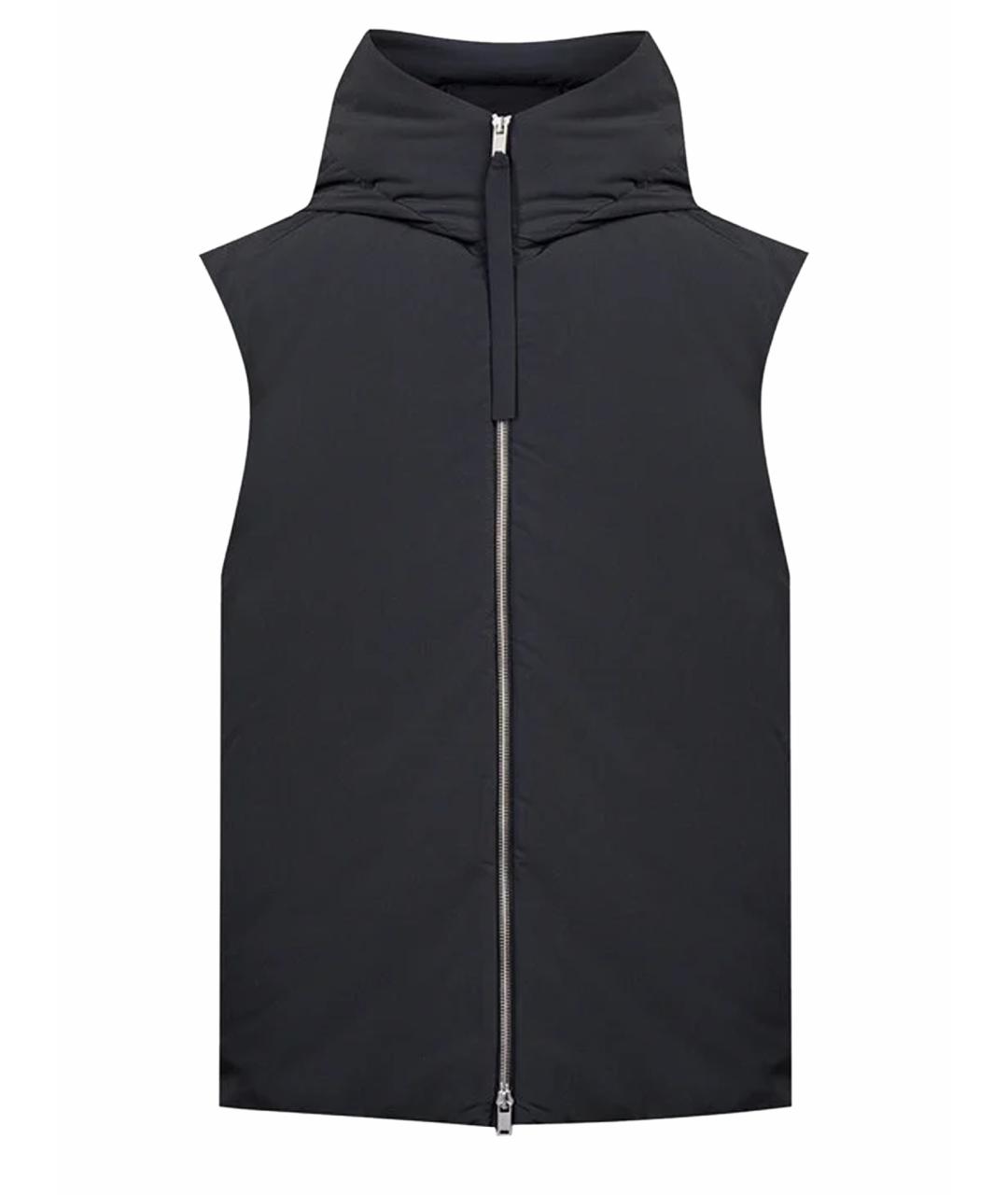 JIL SANDER Черный жилет, фото 1
