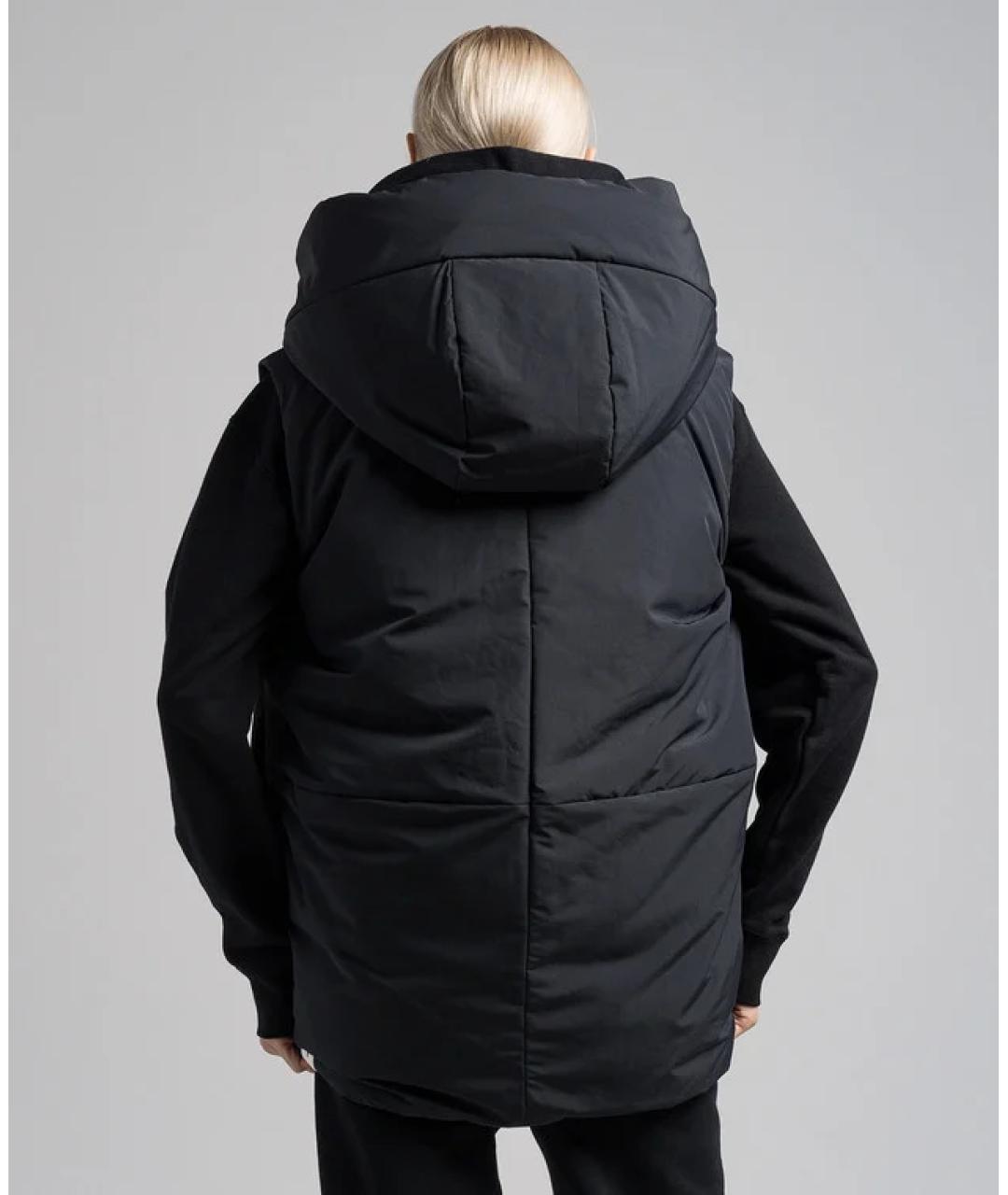 JIL SANDER Черный жилет, фото 3