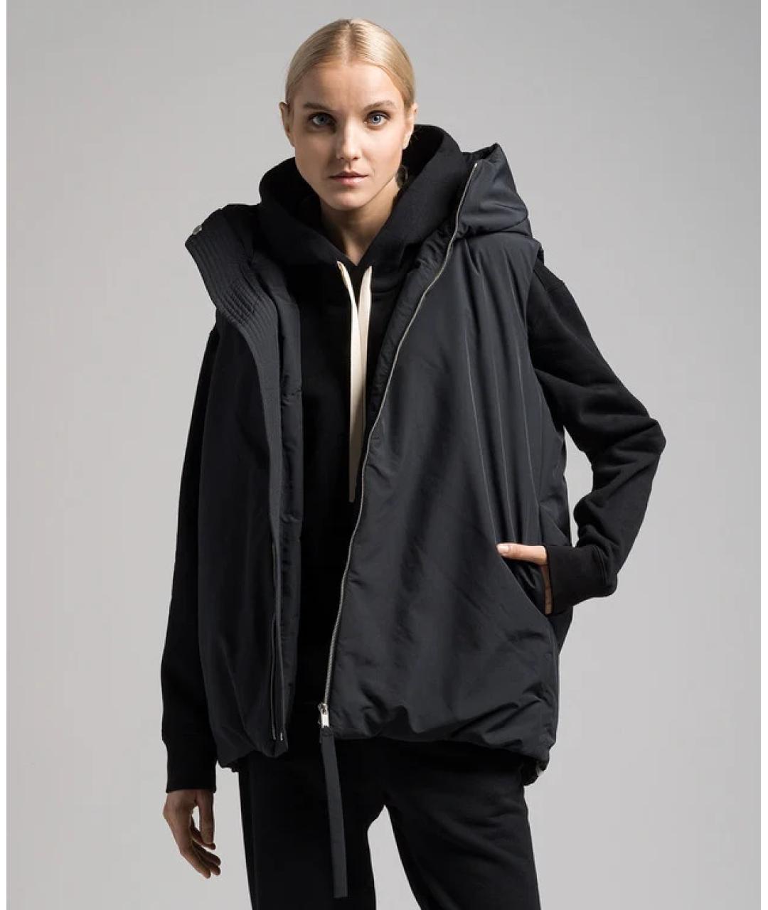 JIL SANDER Черный жилет, фото 2