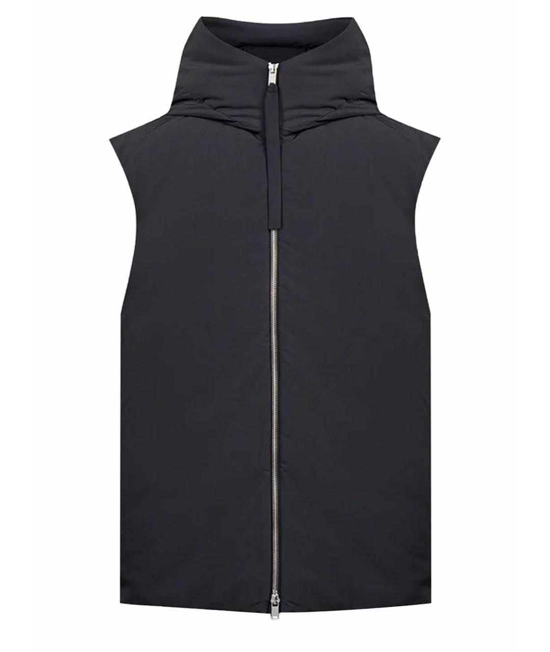 JIL SANDER Черный жилет, фото 5