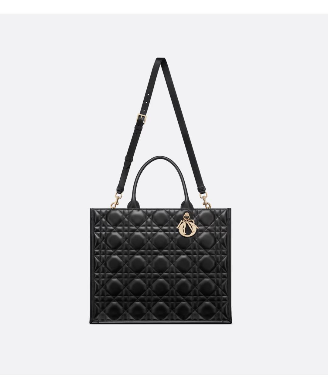 CHRISTIAN DIOR Черная сумка тоут, фото 3