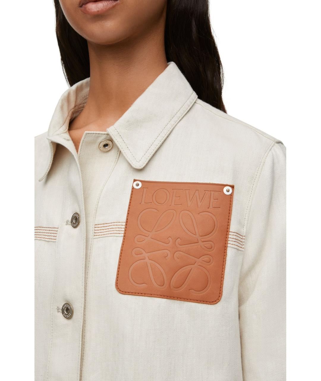 LOEWE Бежевая куртка, фото 5