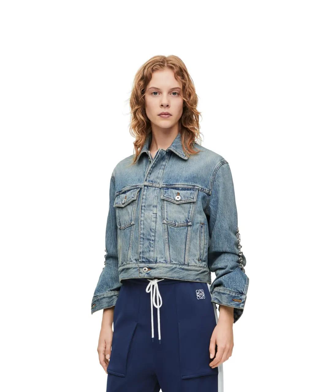 LOEWE Синяя деним куртка, фото 2