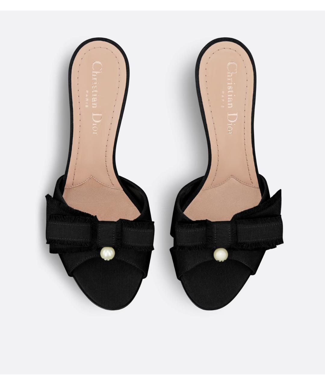 CHRISTIAN DIOR Черные мюли, фото 3