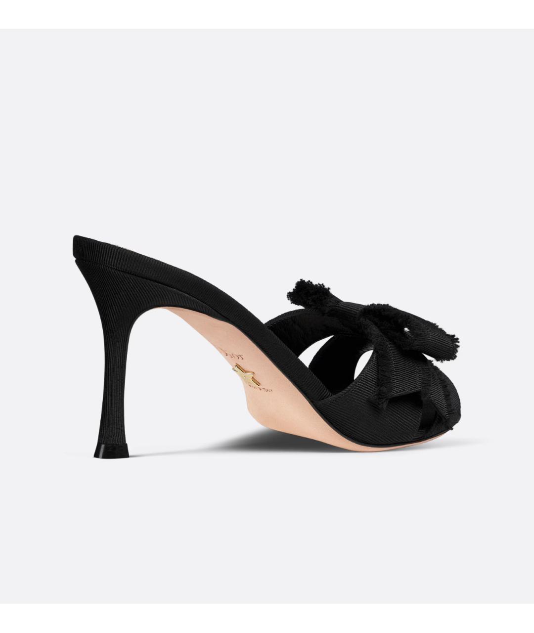 CHRISTIAN DIOR Черные мюли, фото 2