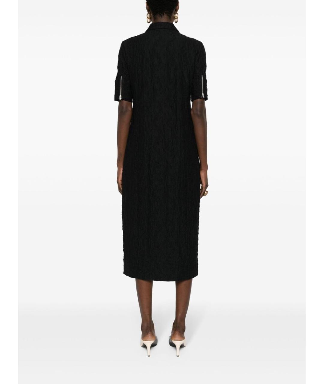 JIL SANDER Черное повседневное платье, фото 4