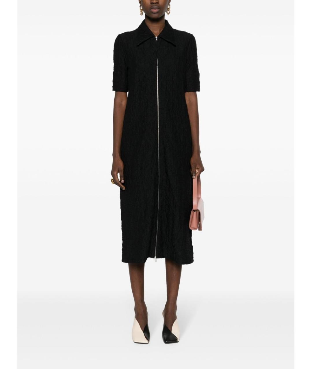 JIL SANDER Черное повседневное платье, фото 2