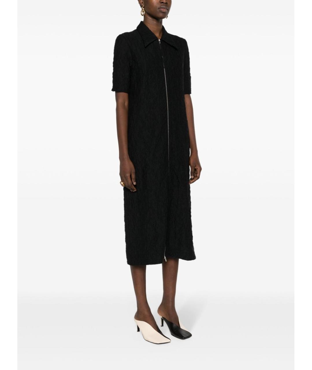 JIL SANDER Черное повседневное платье, фото 3