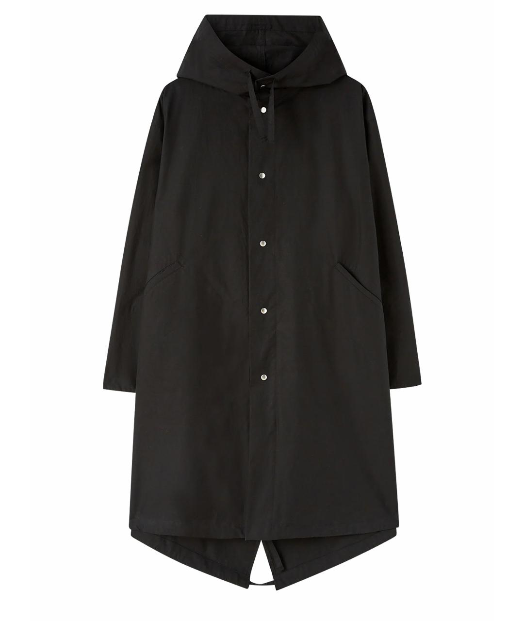JIL SANDER Черный тренч/плащ, фото 1