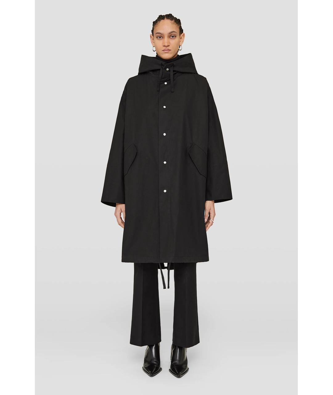 JIL SANDER Черный тренч/плащ, фото 4