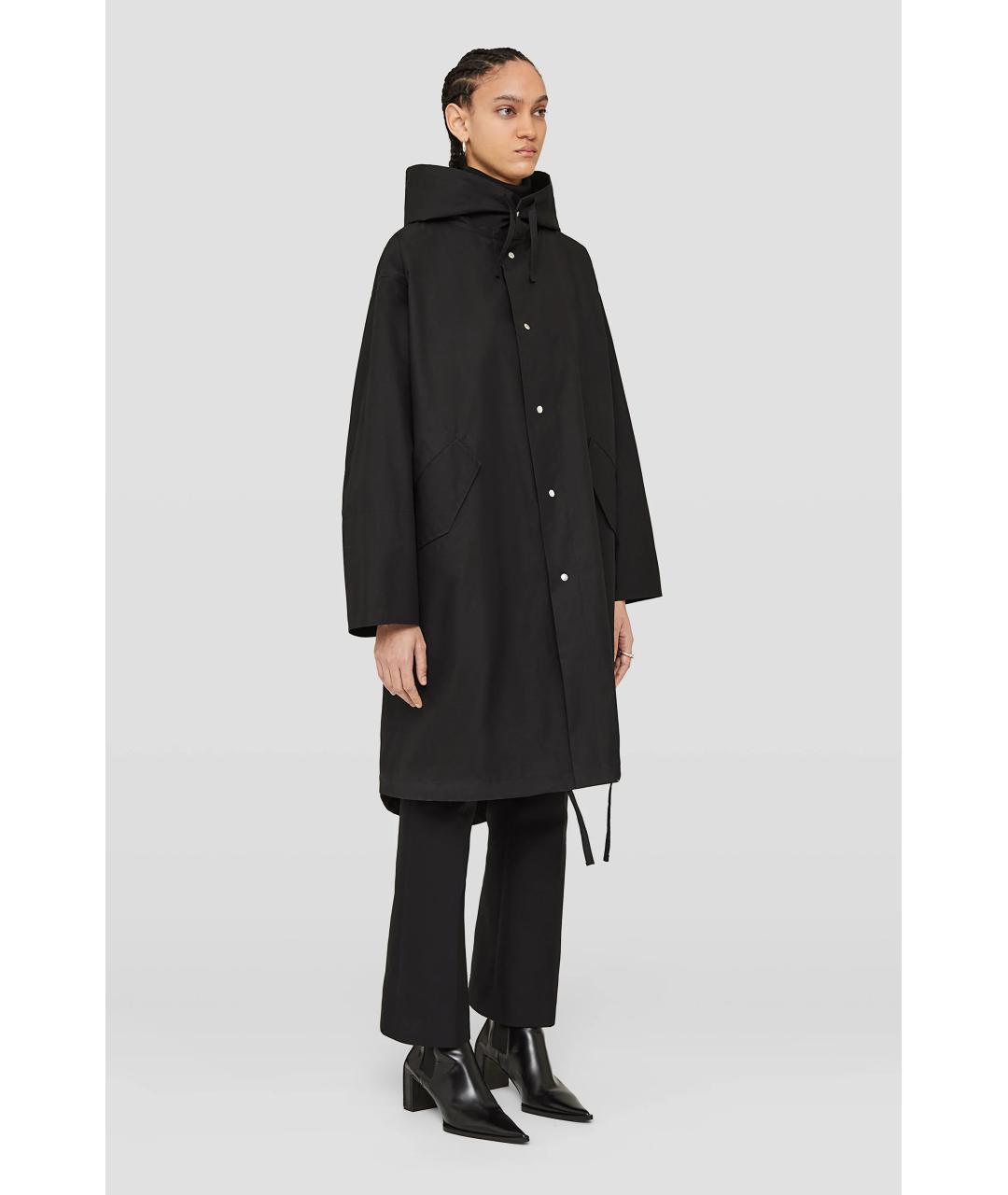 JIL SANDER Черный тренч/плащ, фото 5