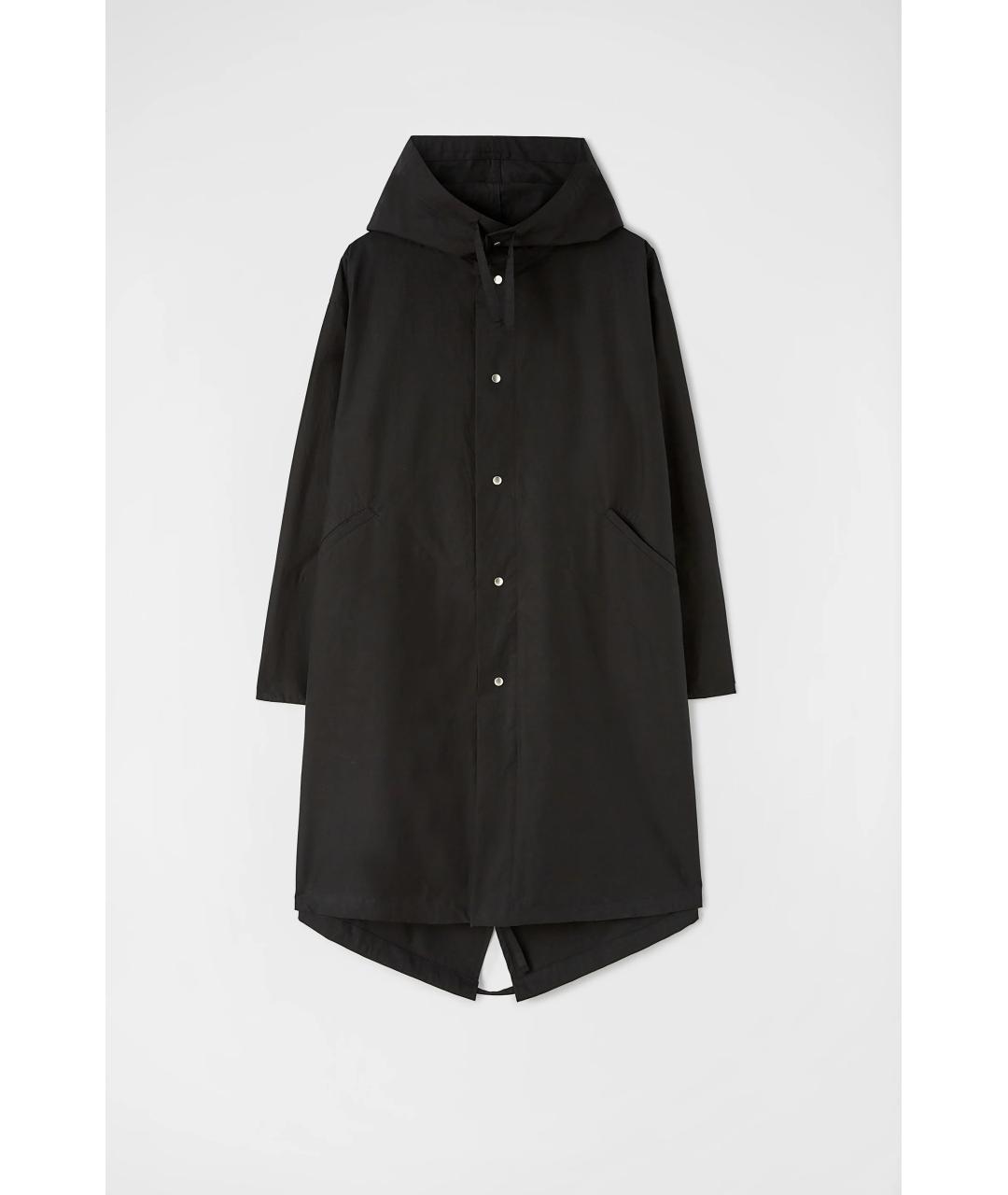 JIL SANDER Черный тренч/плащ, фото 2