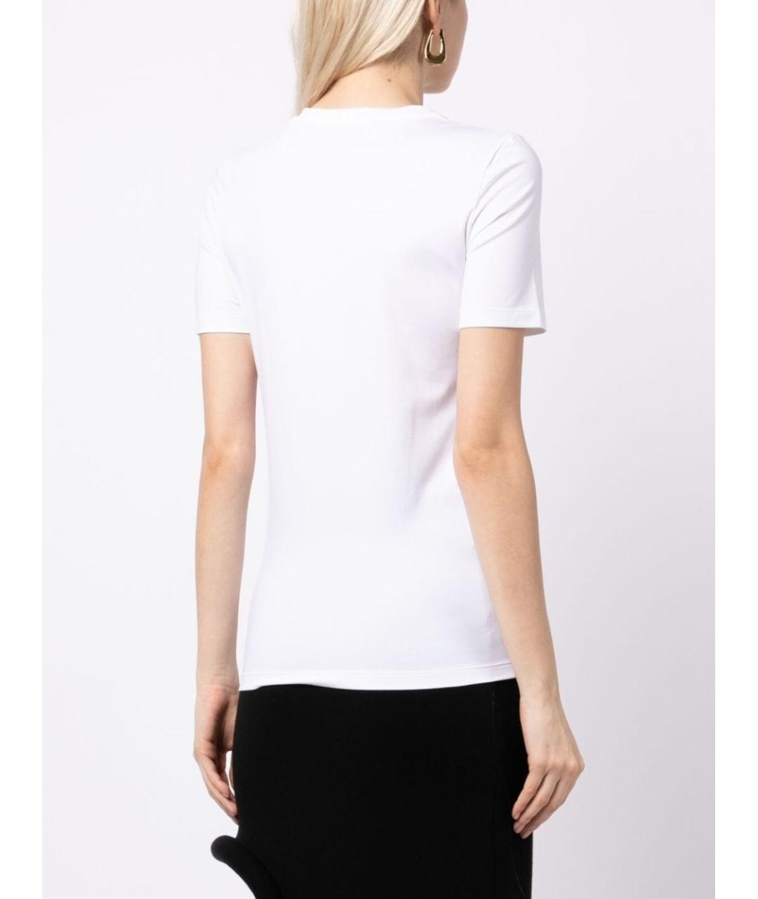 JIL SANDER Белая футболка, фото 4