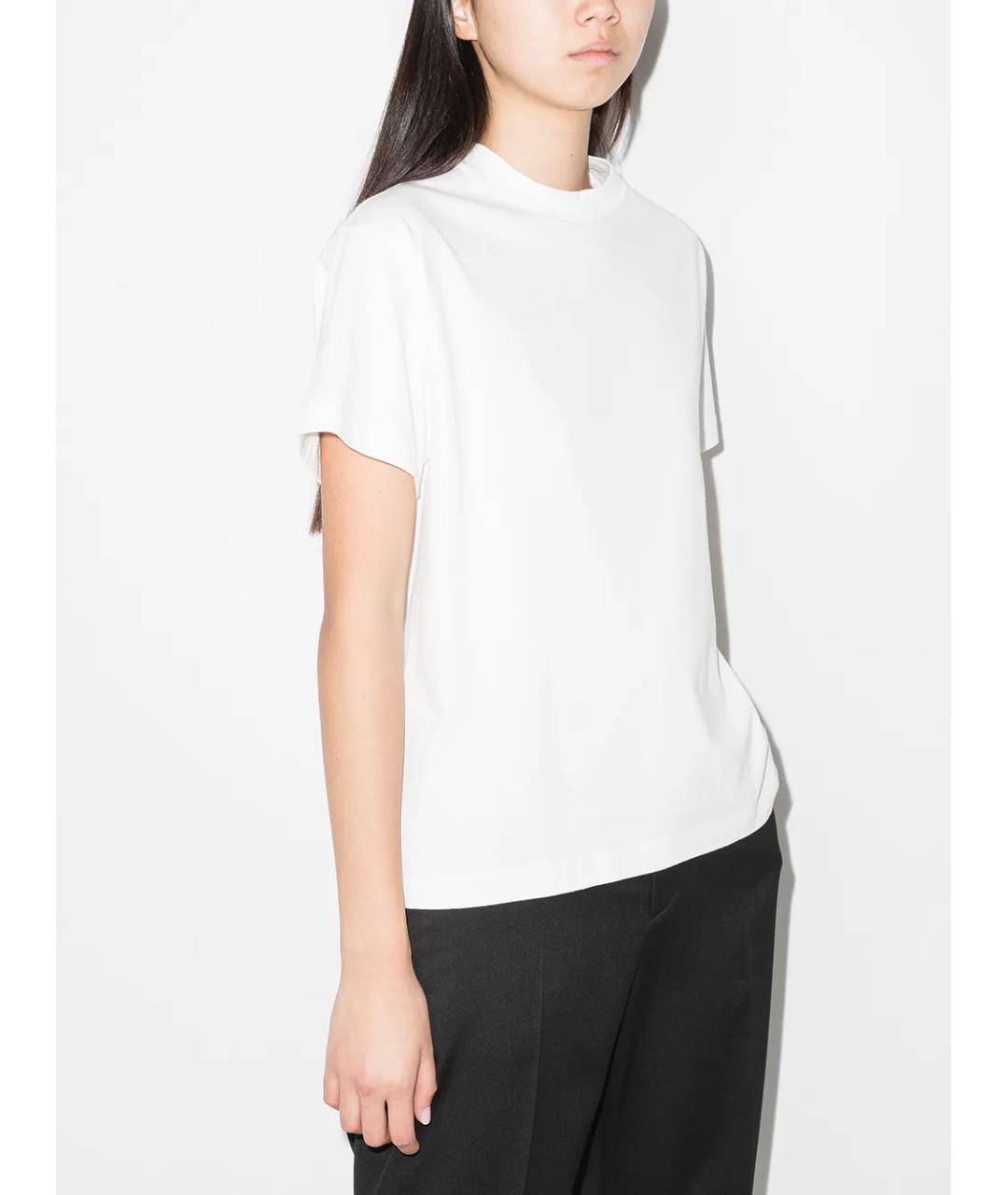 JIL SANDER Белая футболка, фото 3