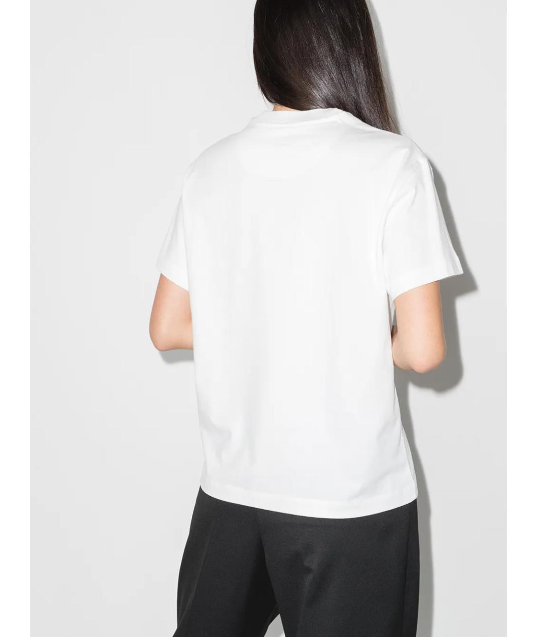 JIL SANDER Белая футболка, фото 4
