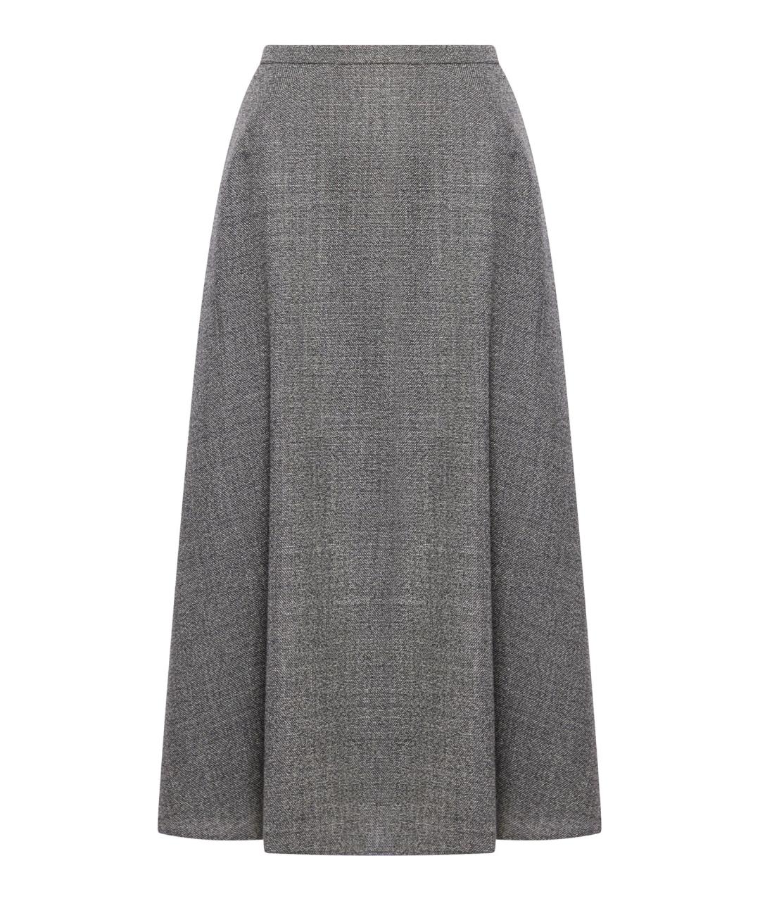 CHRISTIAN DIOR Мульти шерстяная юбка миди, фото 1