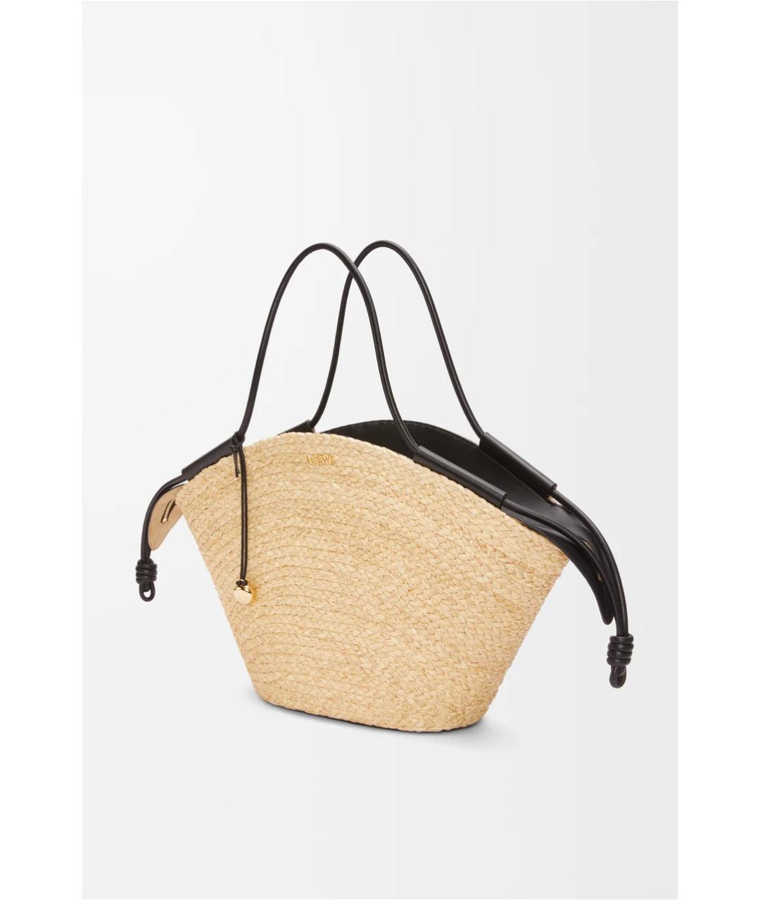 LOEWE Бежевая сумка тоут, фото 4