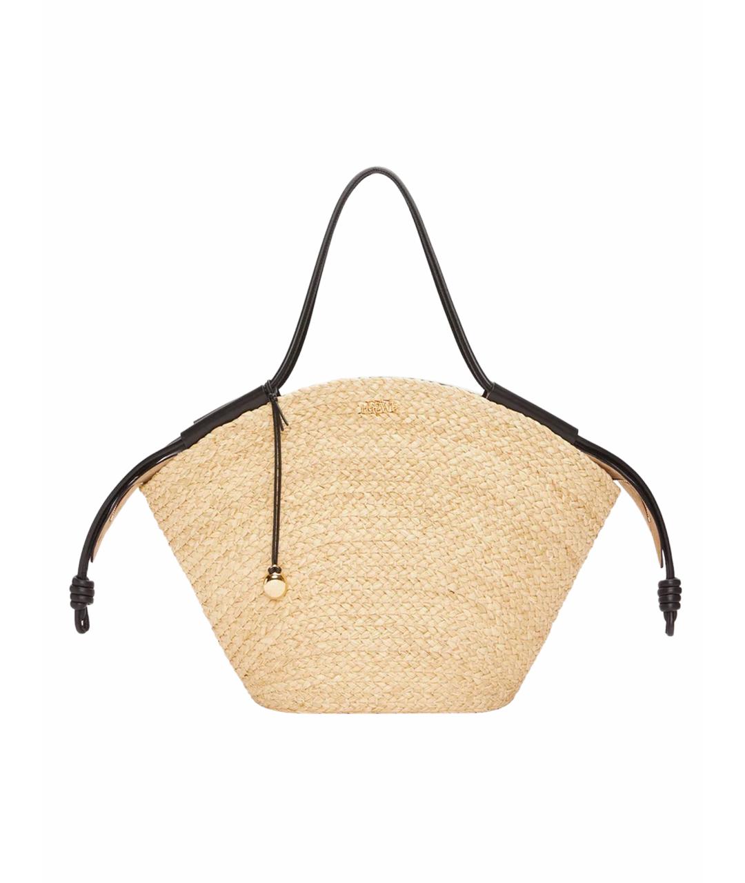 LOEWE Бежевая сумка тоут, фото 1