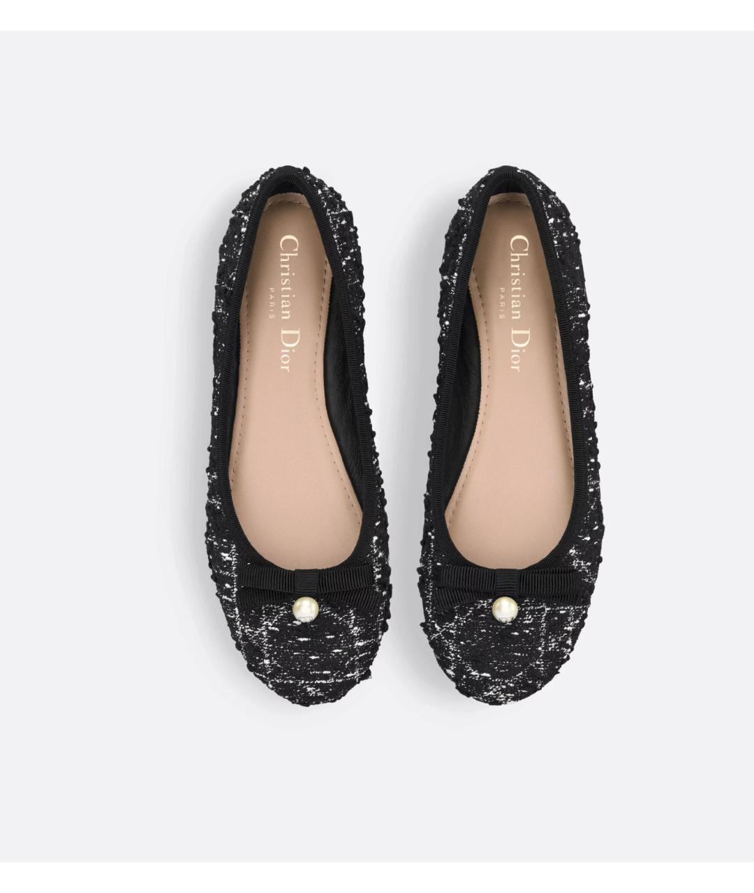 CHRISTIAN DIOR Черные балетки, фото 4