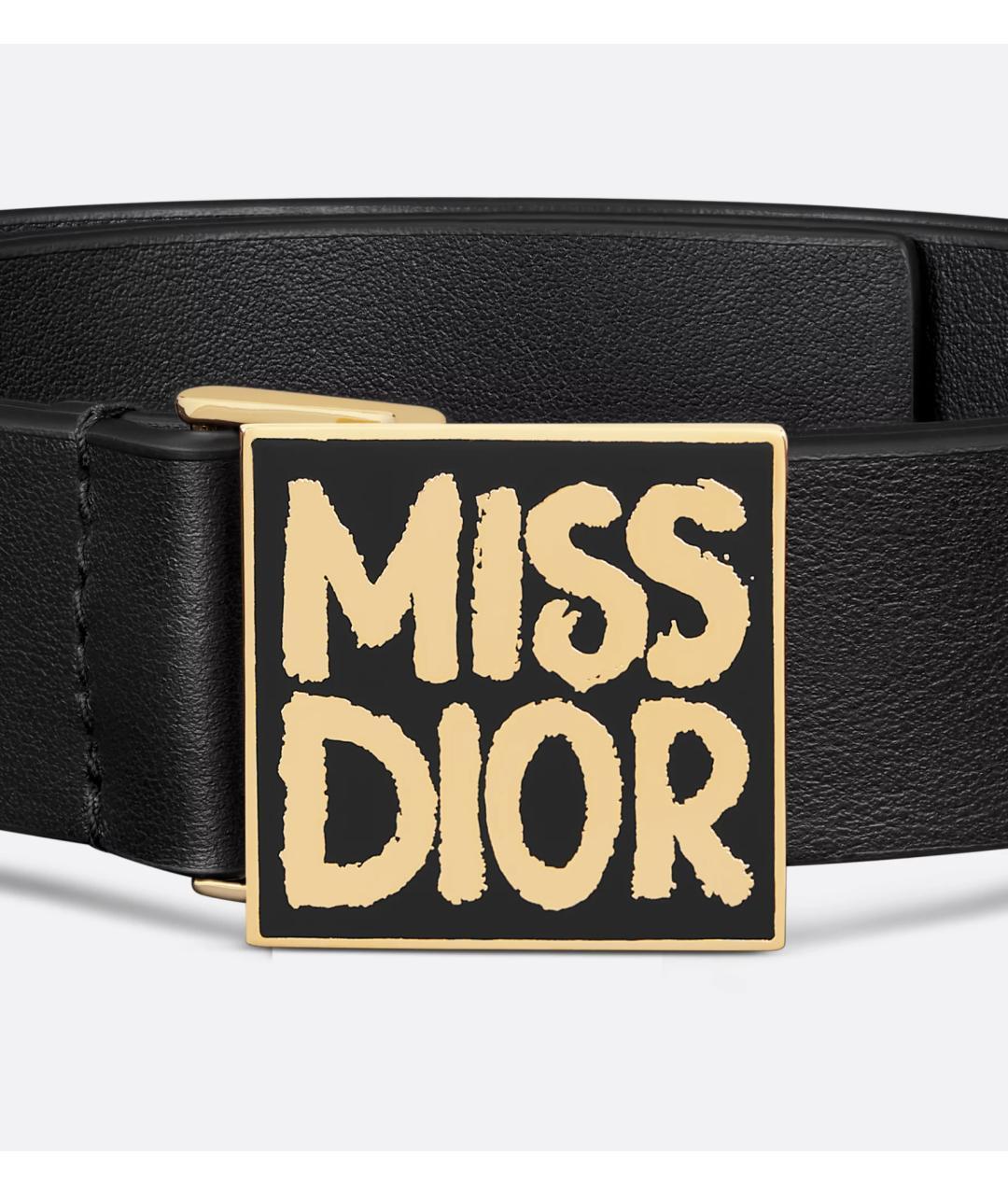 CHRISTIAN DIOR Черный ремень, фото 5