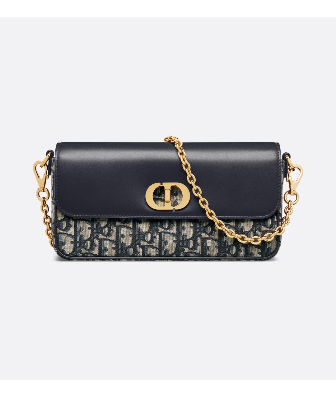 CHRISTIAN DIOR Синяя сумка через плечо, фото 2