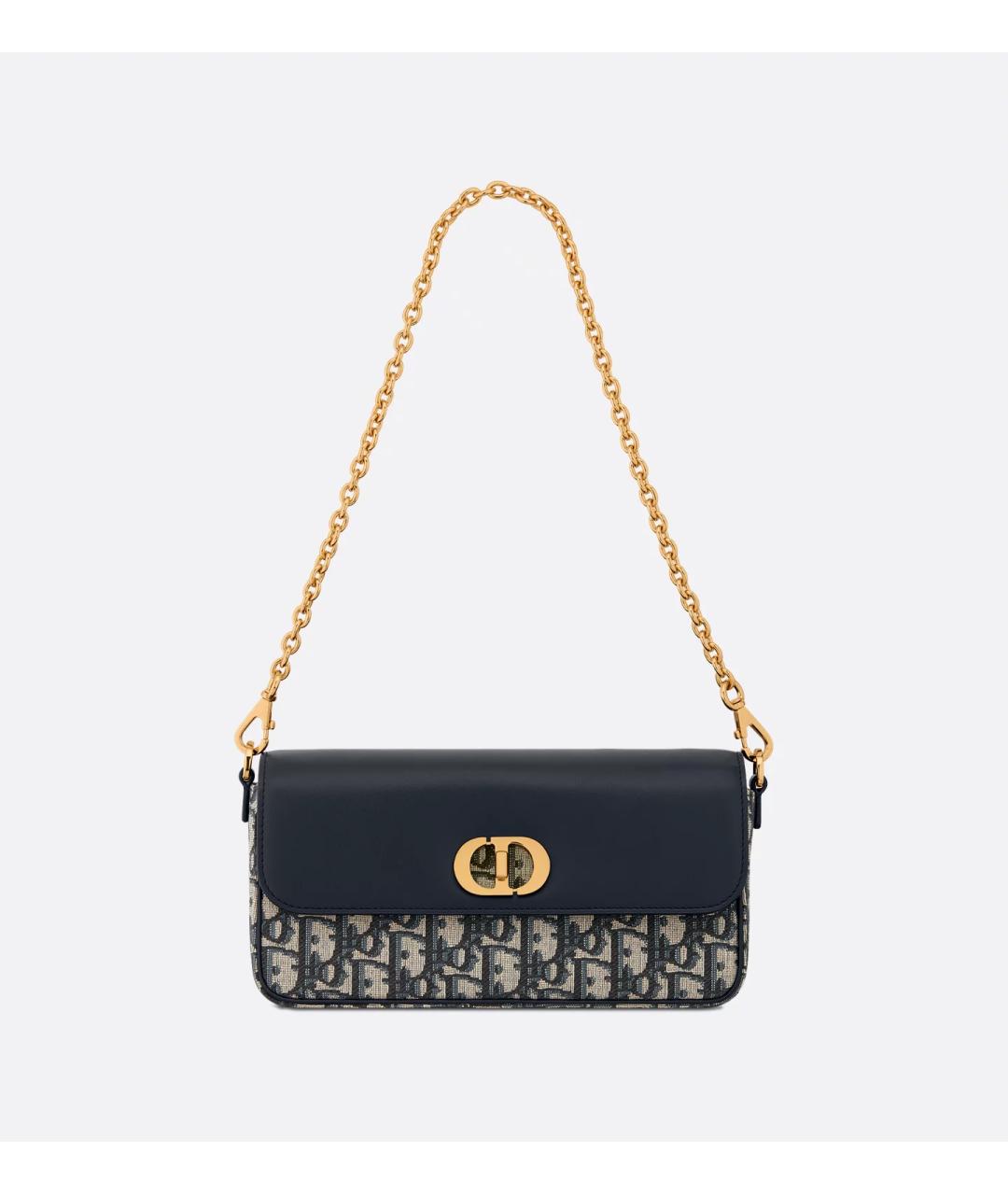 CHRISTIAN DIOR Синяя сумка через плечо, фото 7