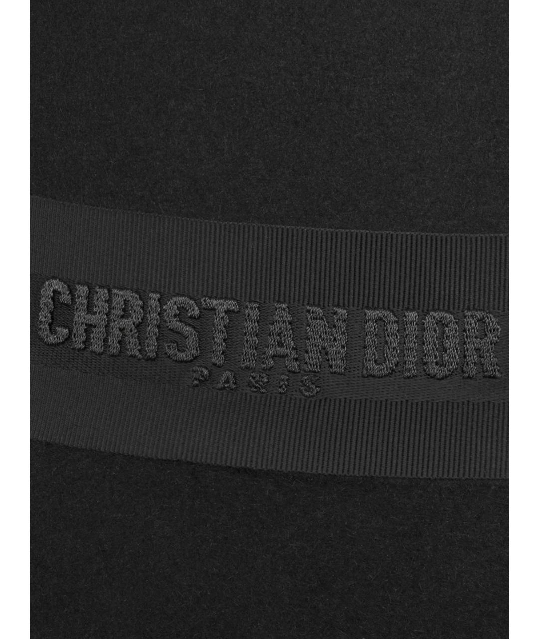 CHRISTIAN DIOR Черная шляпа, фото 4