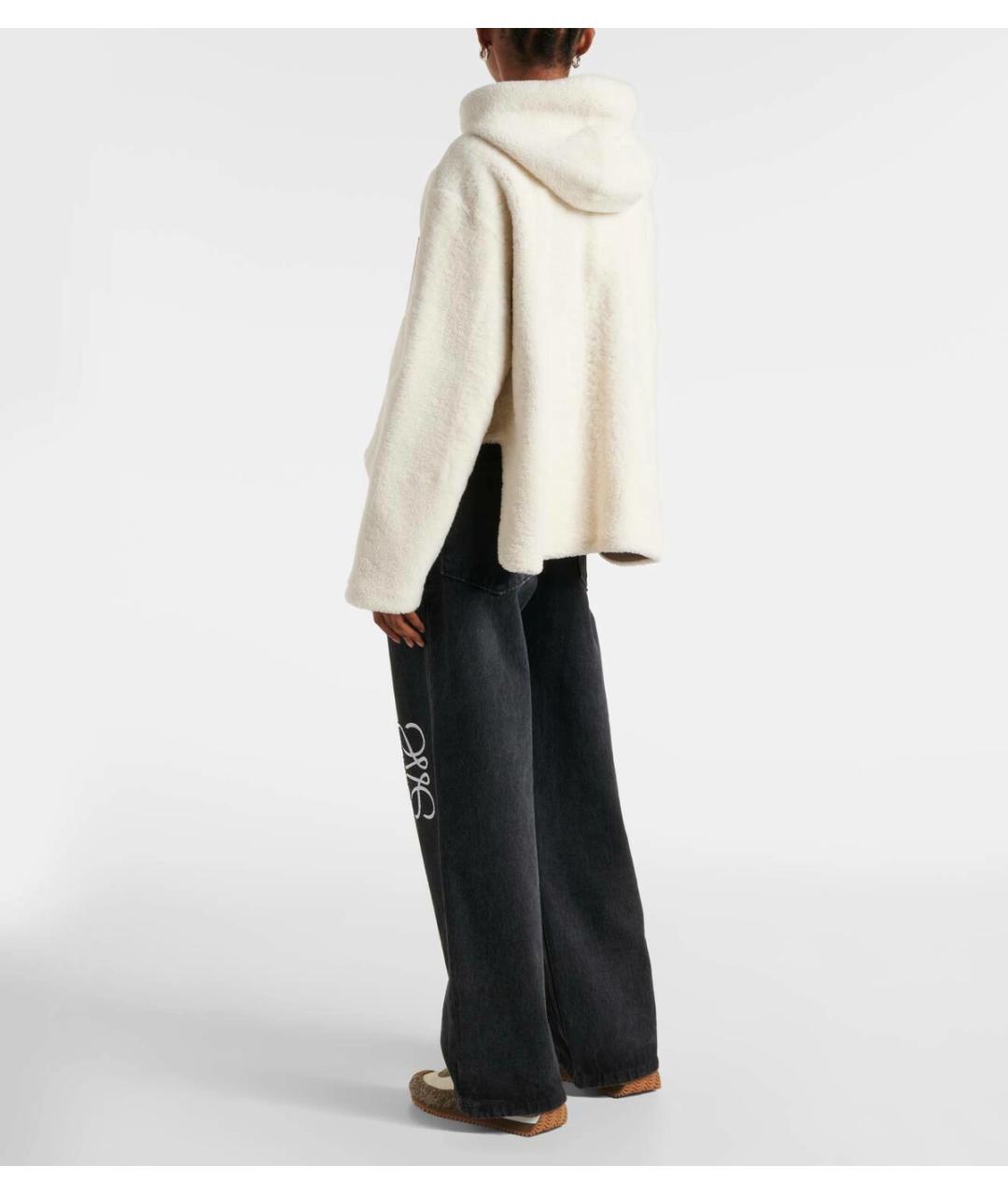 LOEWE Серая меховая дубленка, фото 3