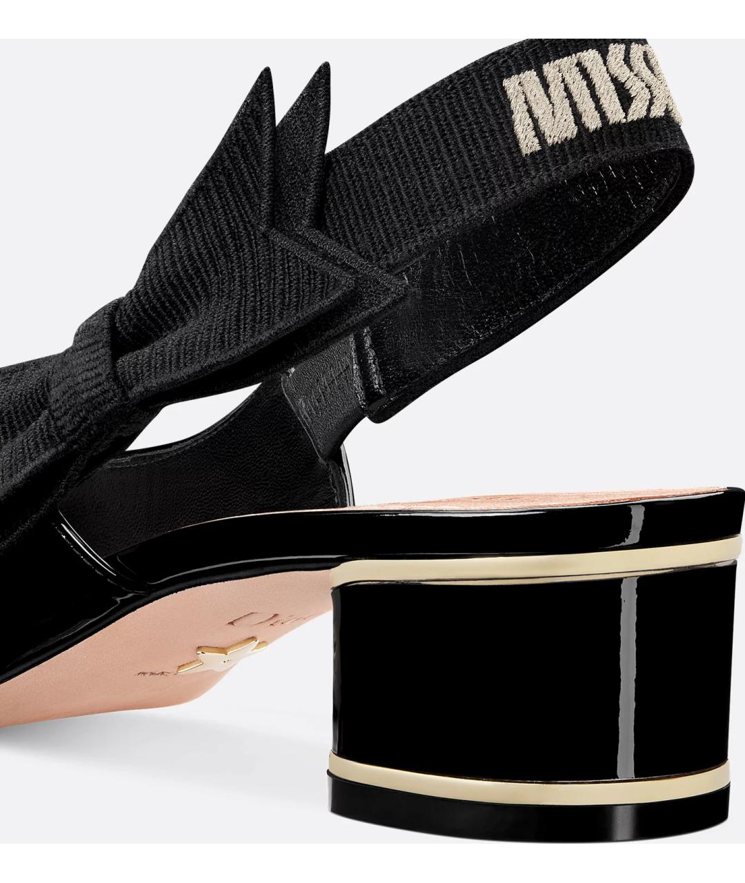 CHRISTIAN DIOR Черные туфли из лакированной кожи, фото 8
