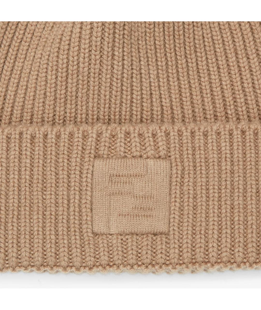 FENDI Коричневая шерстяная шапка, фото 2