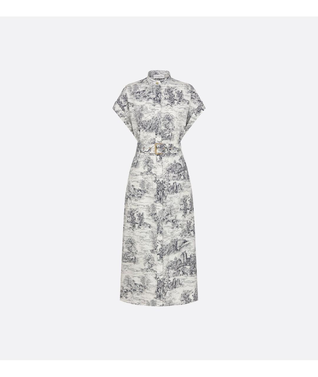 CHRISTIAN DIOR Мульти повседневное платье, фото 2