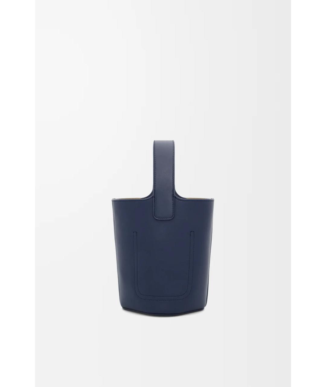 LOEWE Синяя кожаная сумка тоут, фото 3