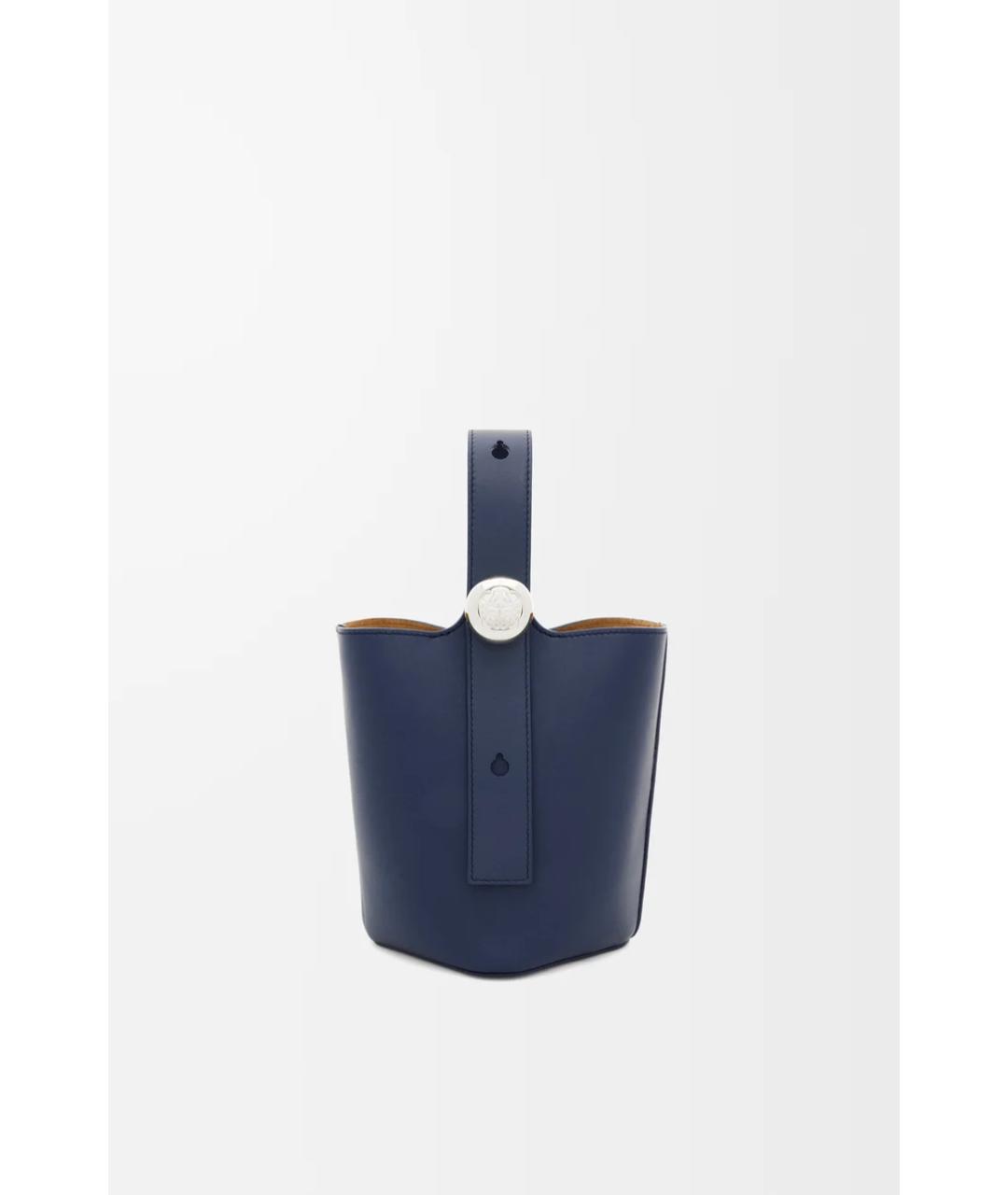 LOEWE Синяя кожаная сумка тоут, фото 2