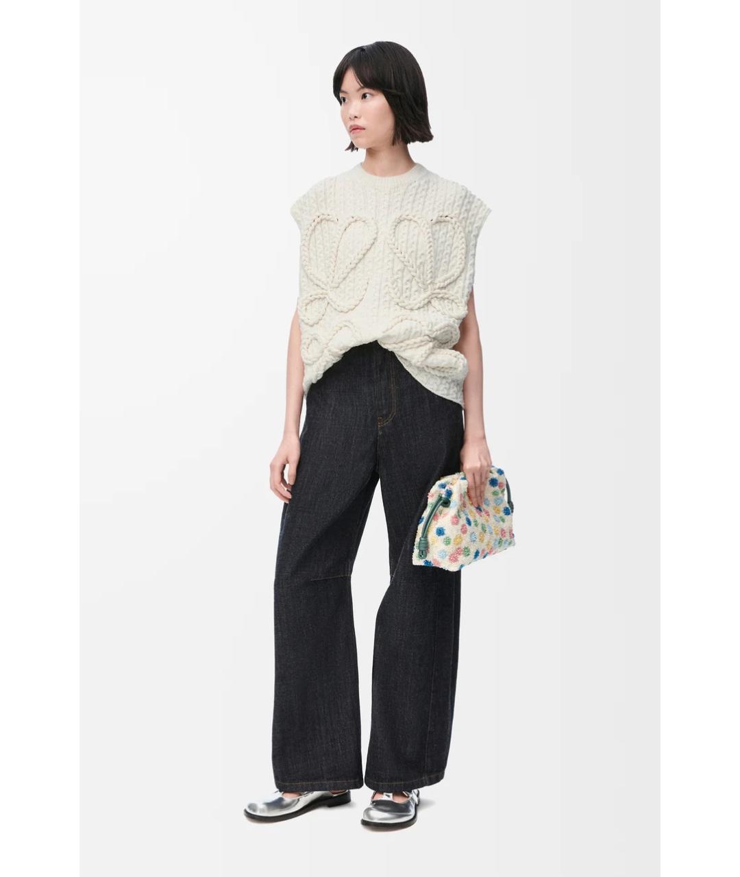 LOEWE Белая шерстяная жилетка, фото 2