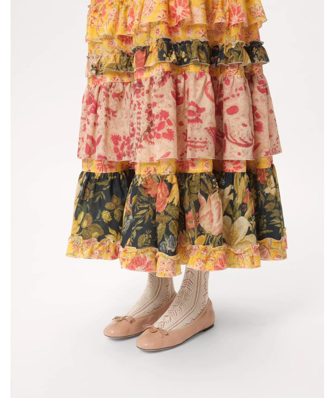 VALENTINO Розовые кожаные балетки, фото 4