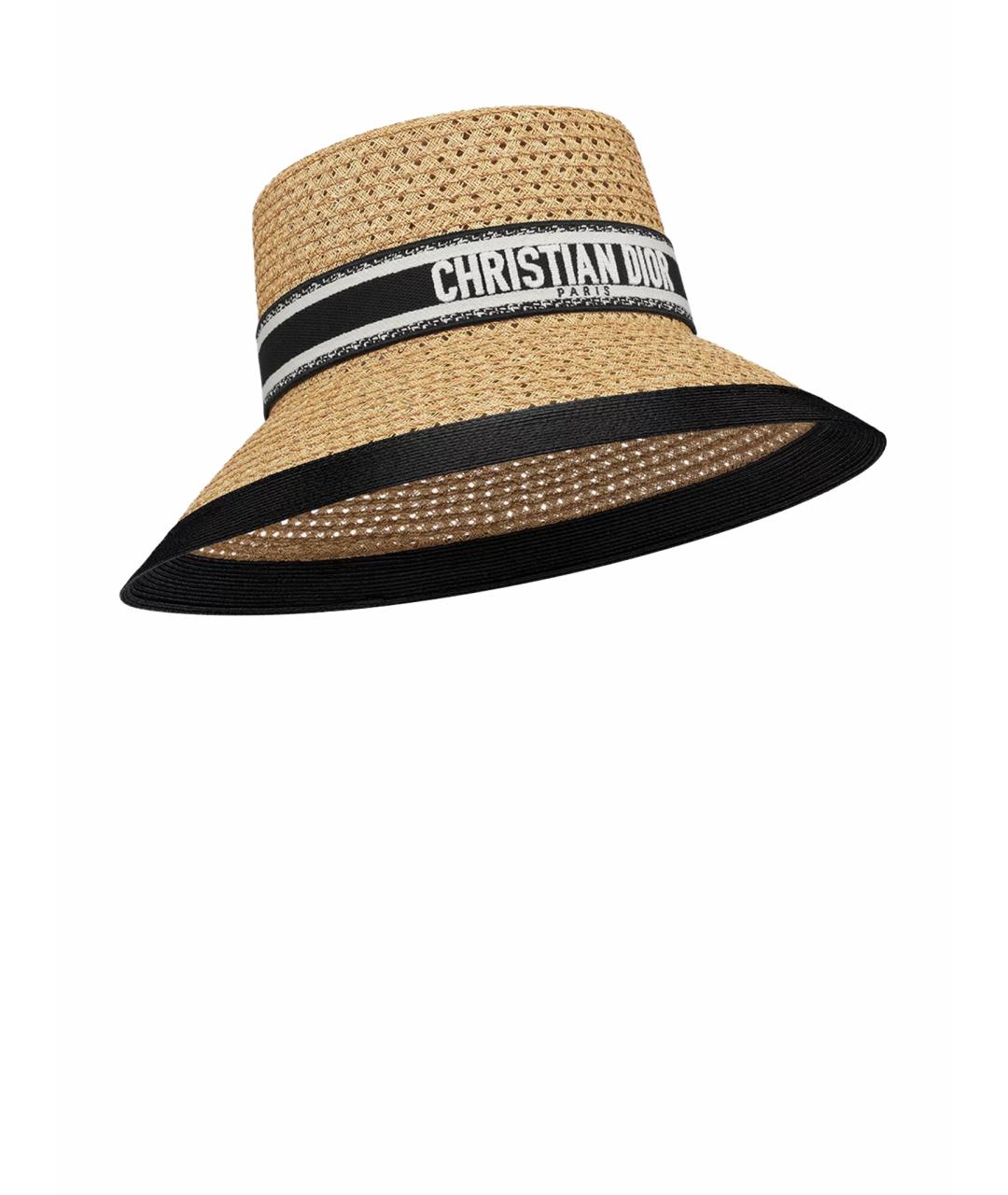 CHRISTIAN DIOR Черная шляпа, фото 1