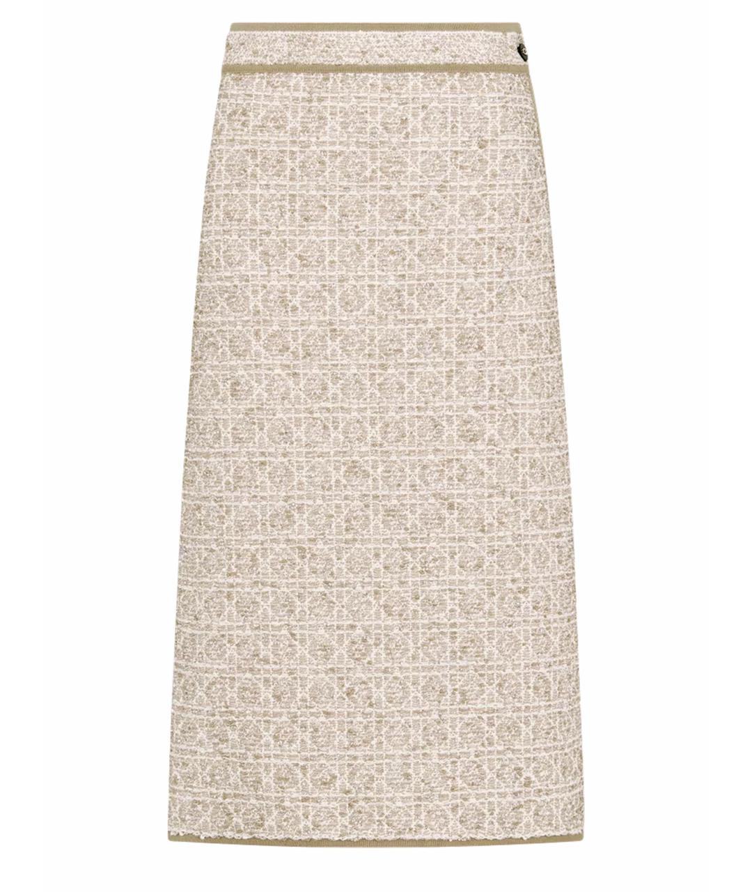 CHRISTIAN DIOR Мульти юбка миди, фото 1