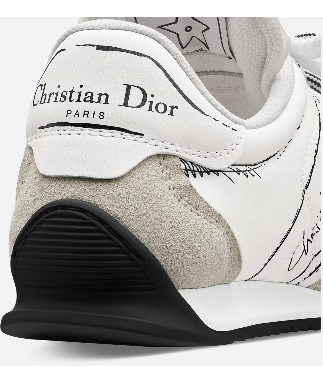CHRISTIAN DIOR Белые кроссовки, фото 4