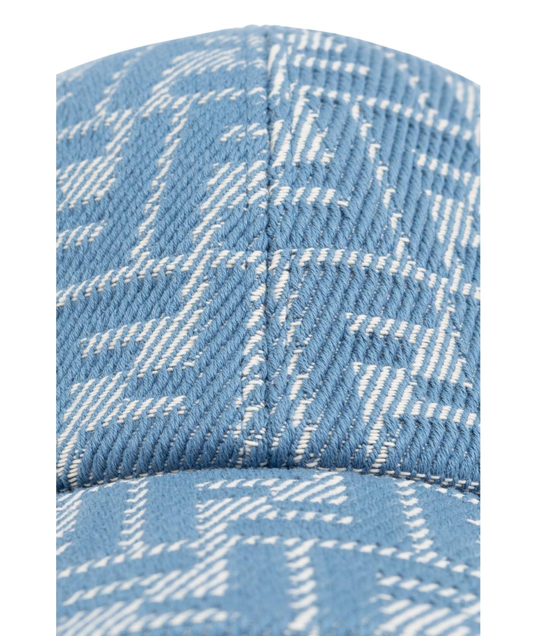 FENDI Синяя хлопковая кепка, фото 3
