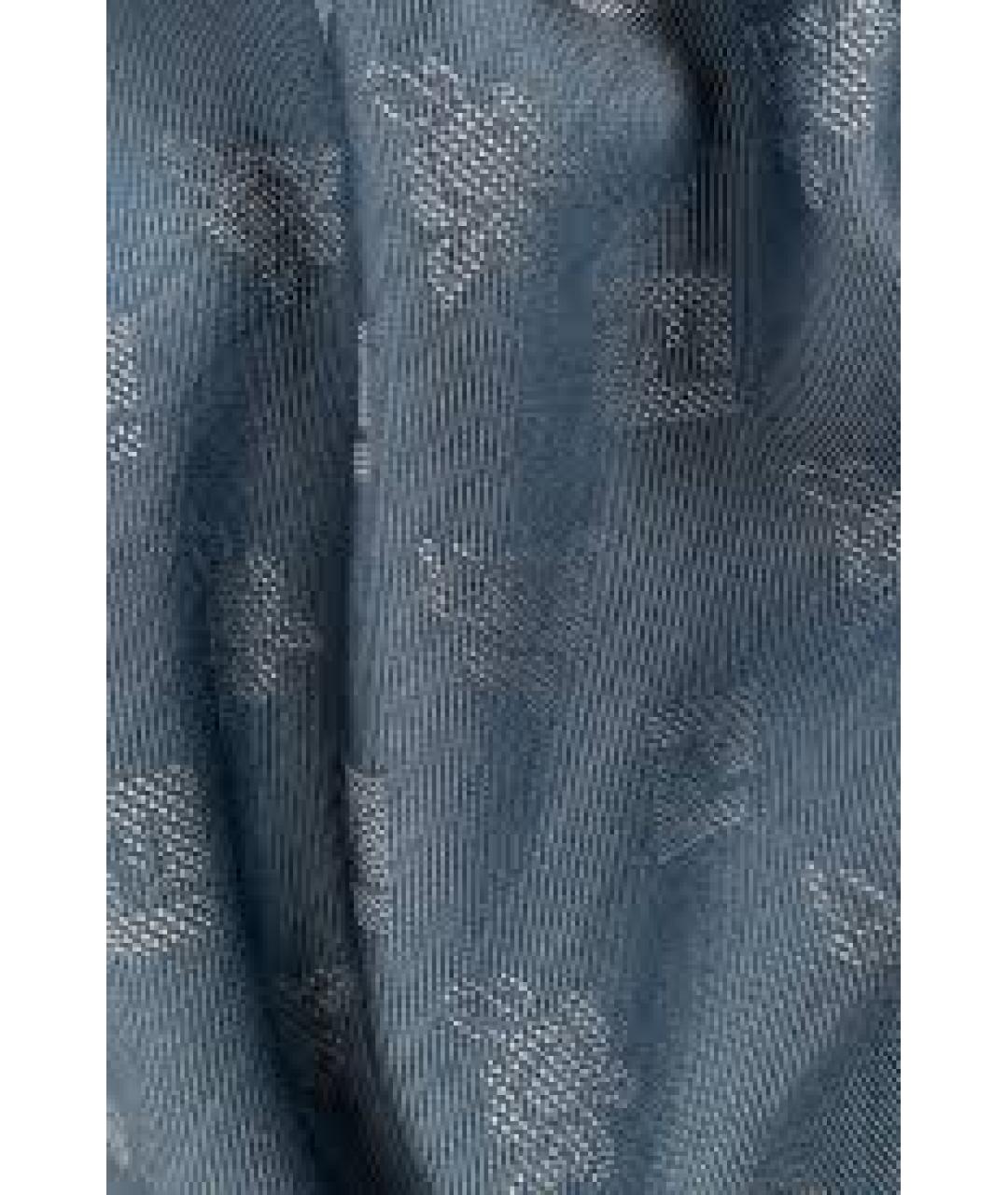 FENDI Синий шарф, фото 2