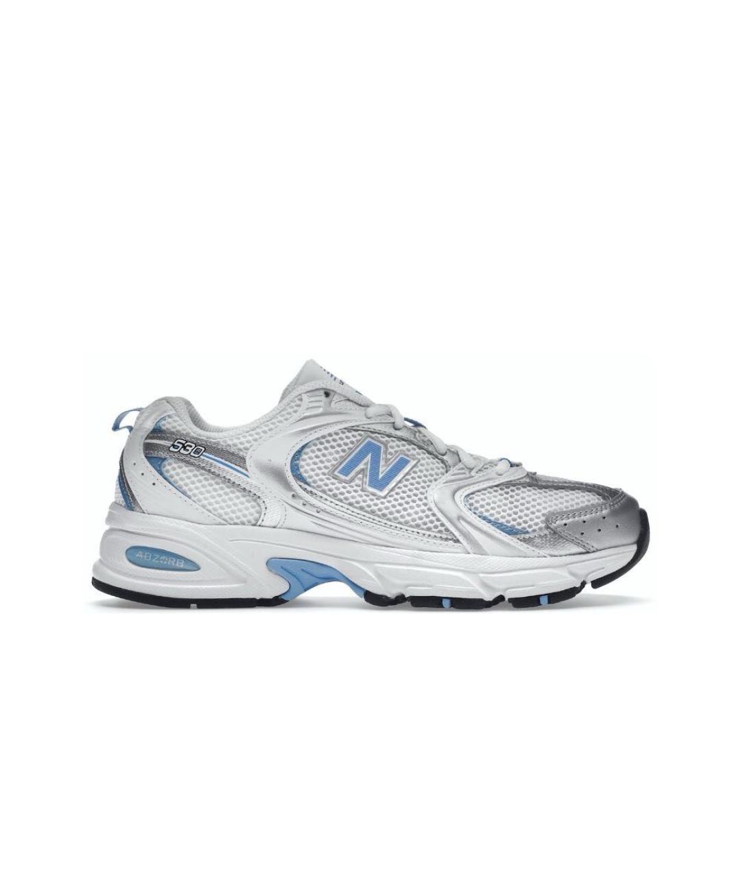 NEW BALANCE Белые текстильные кеды, фото 1