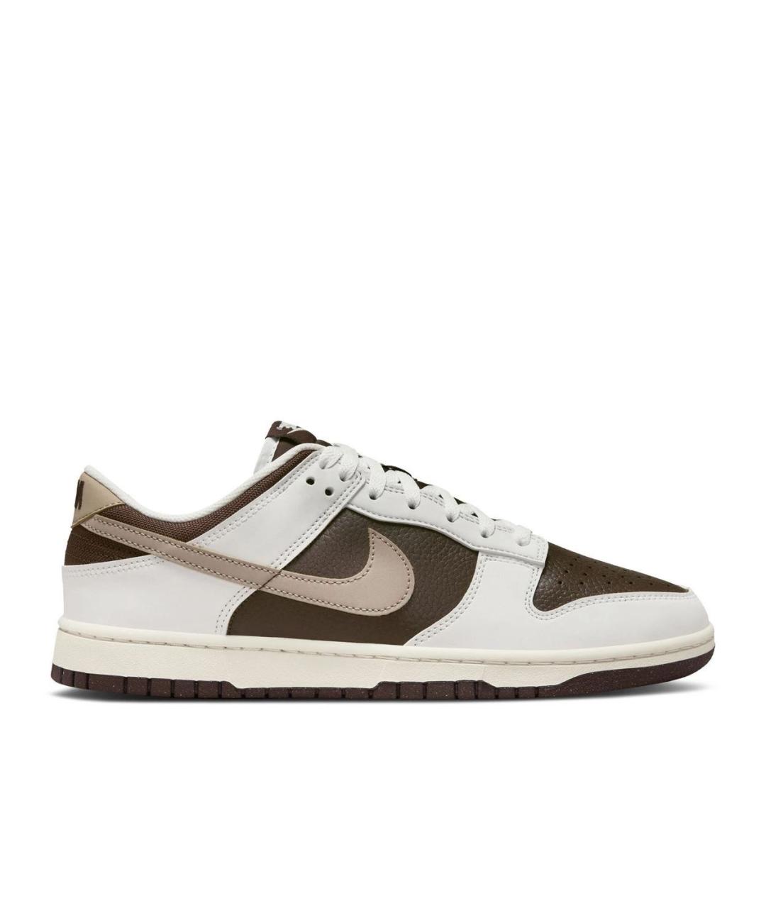 NIKE Коричневые кожаные кроссовки, фото 5
