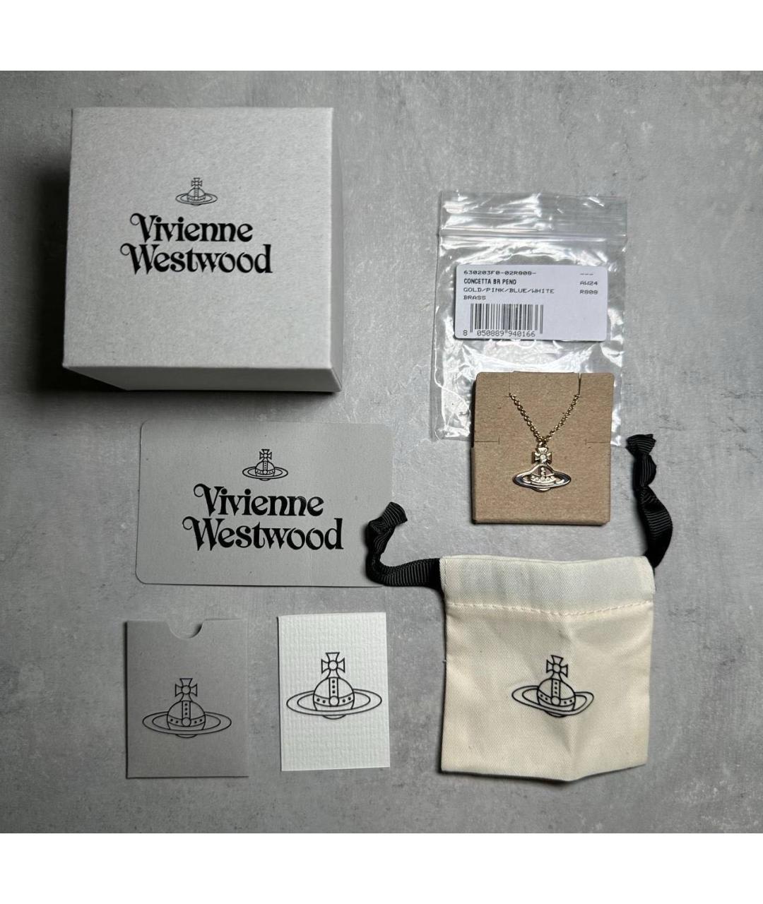 VIVIENNE WESTWOOD Розовый латунный кулон, фото 4
