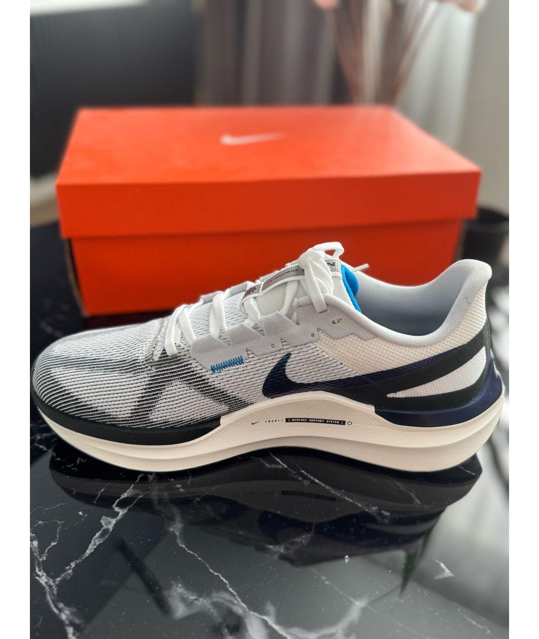 NIKE Серые синтетические низкие кроссовки / кеды, фото 8