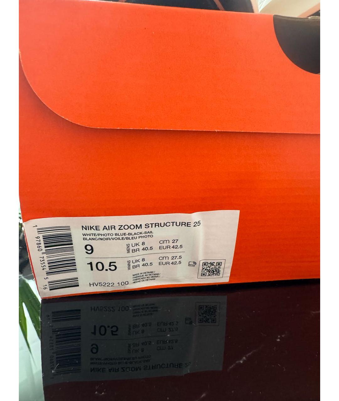 NIKE Серые синтетические низкие кроссовки / кеды, фото 6