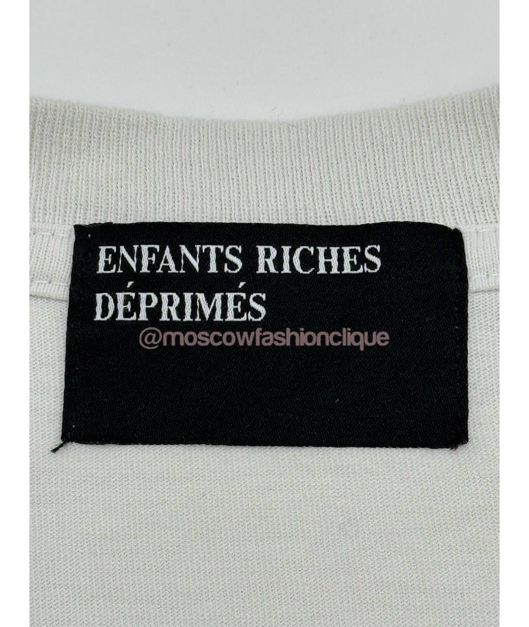 Enfants Riches Déprimés Белая хлопковая футболка, фото 5