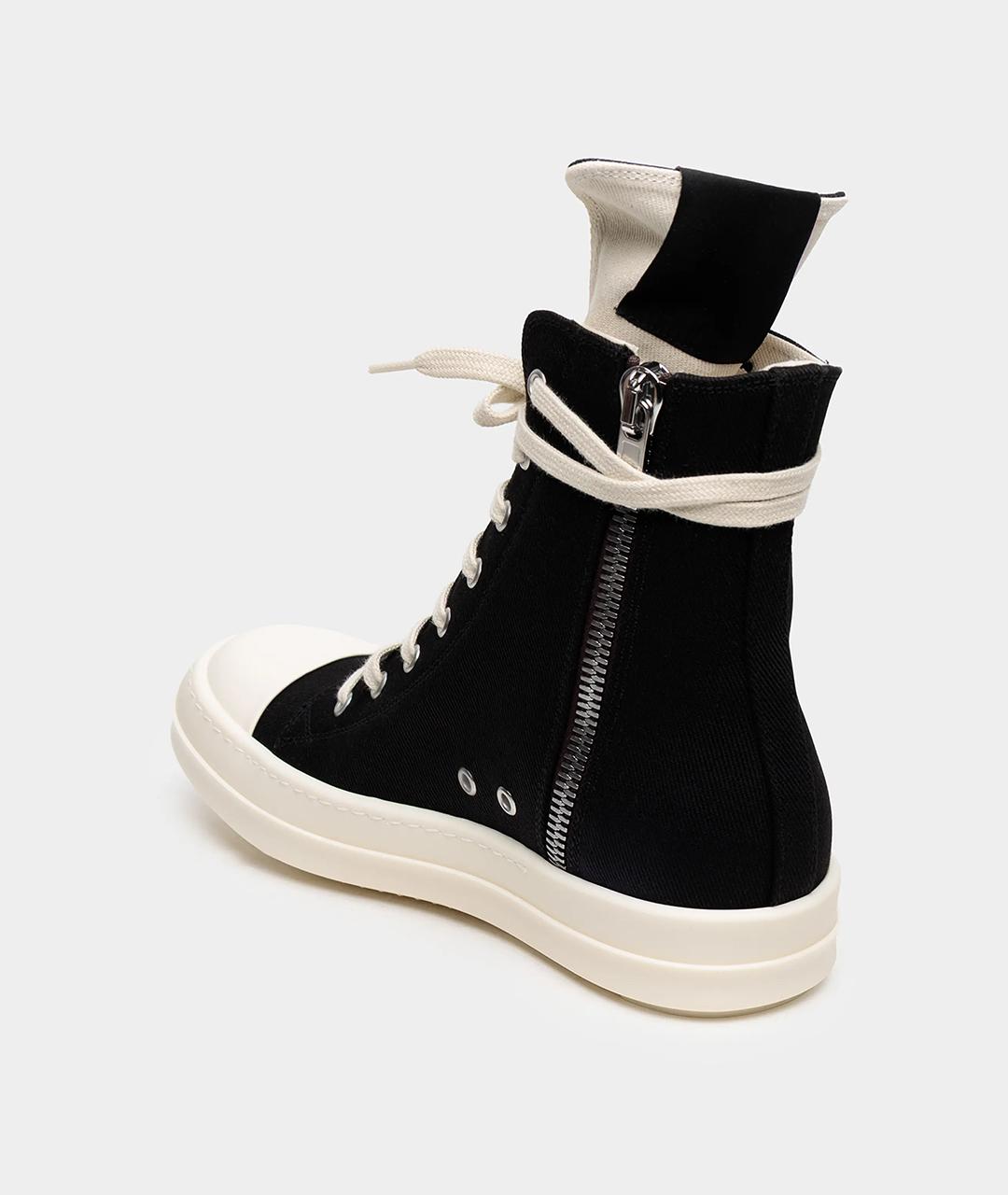 RICK OWENS Черные кеды, фото 6