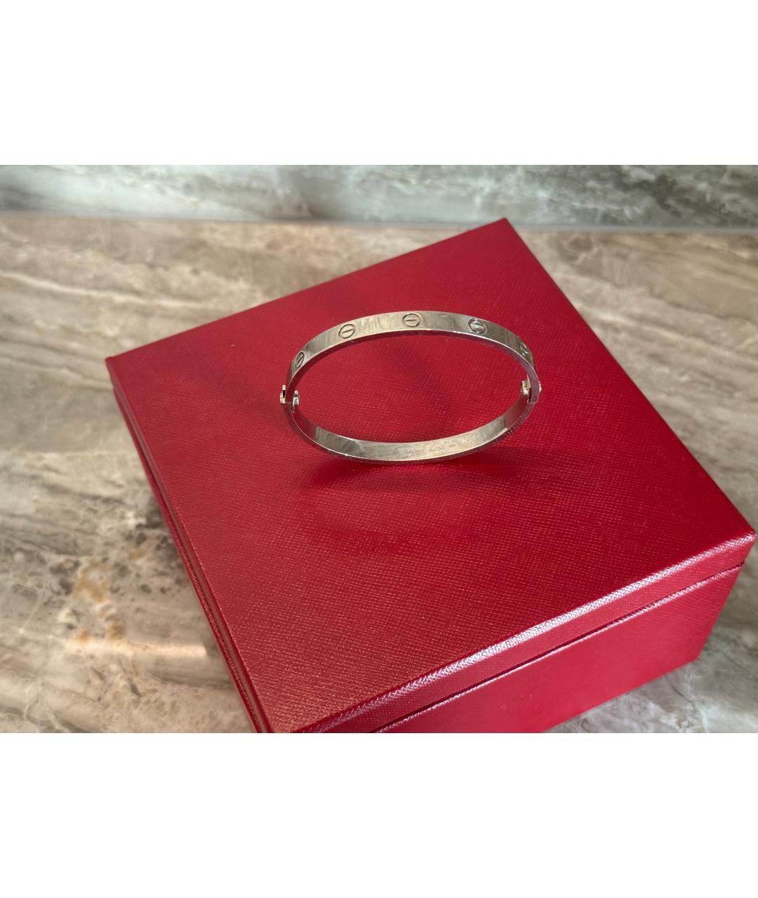 CARTIER Серебрянный браслет из белого золота, фото 5